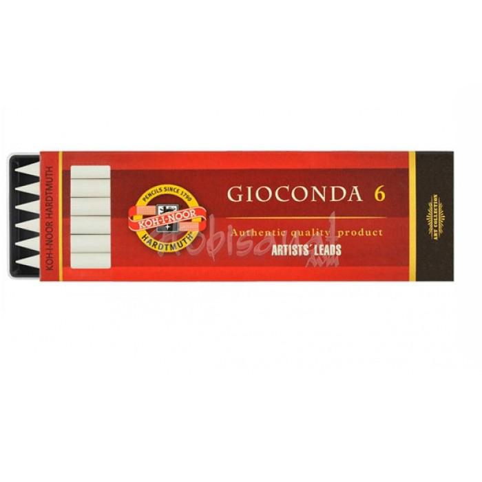 Koh-i-Noor Gioconda Grafit Uç 5.6 x 120mm 6lı 4371 White