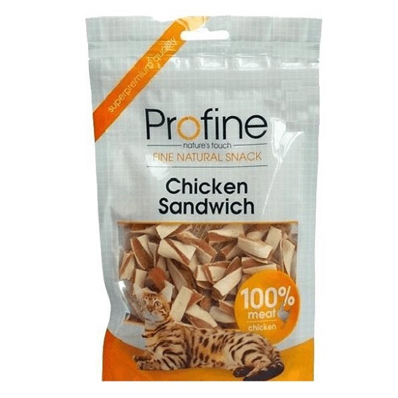 Profine Chicken Sandwich Tavuklu Granül Yetişkin Kedi Ödülü 80 g 