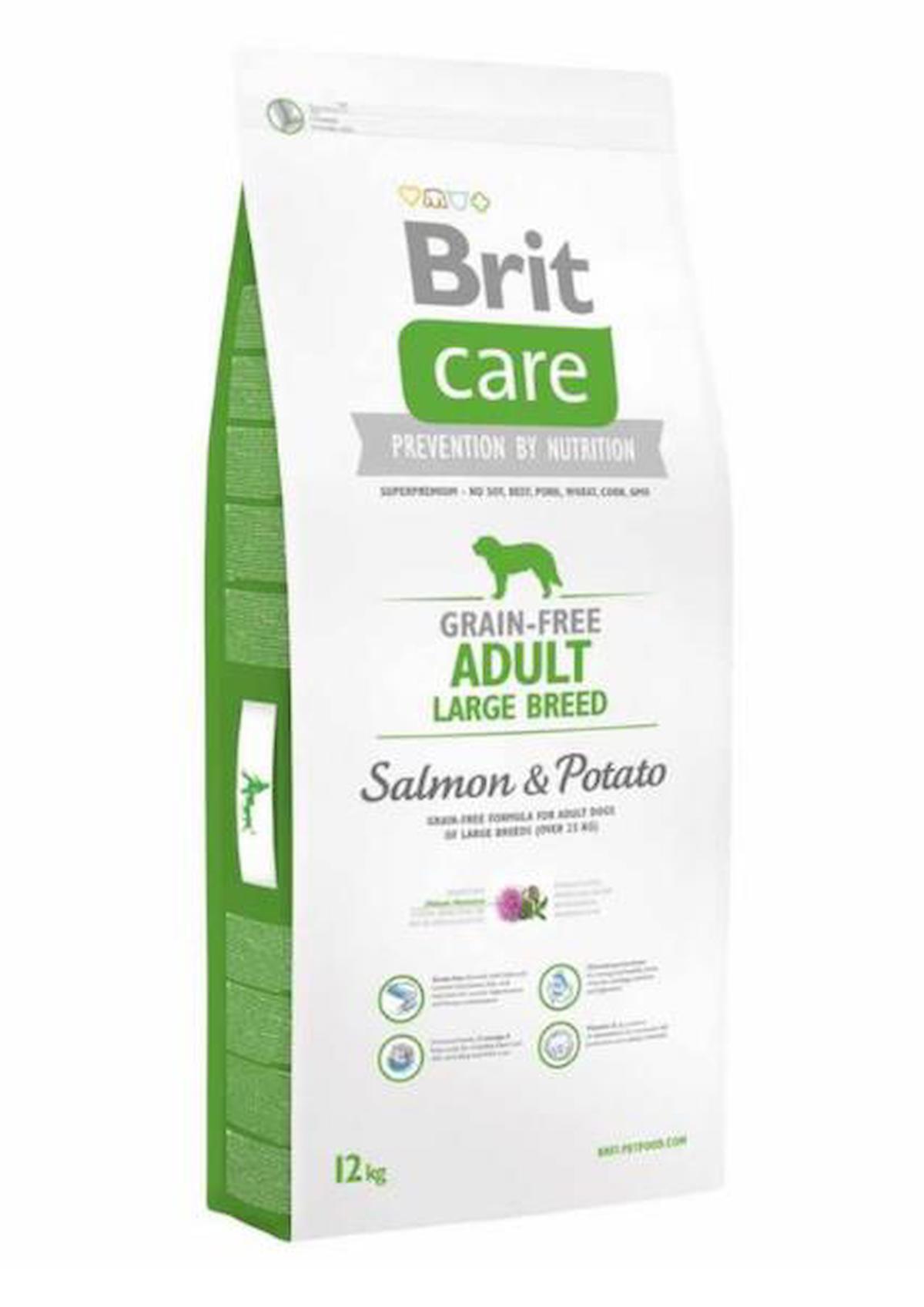 Brit Care Tahılsız Yetişkin Somonlu Patatesli Large Köpek Maması 12 Kg