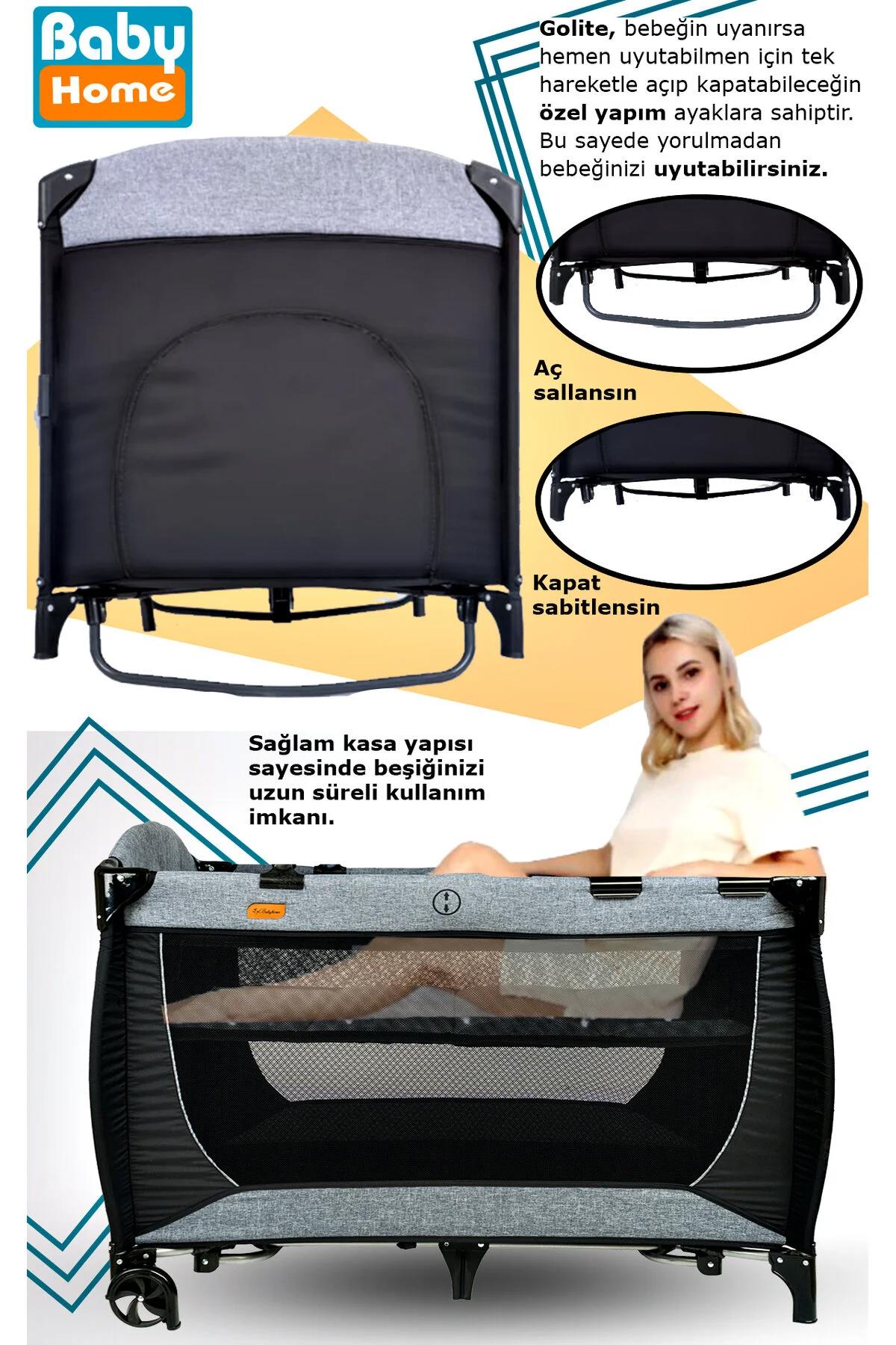 8 In 1 Yeni Doğan Set 990 Travel Sistem Bebek Arabası Anne Yanı Beşik Oyun Parkı Yatak Ana Kucağı