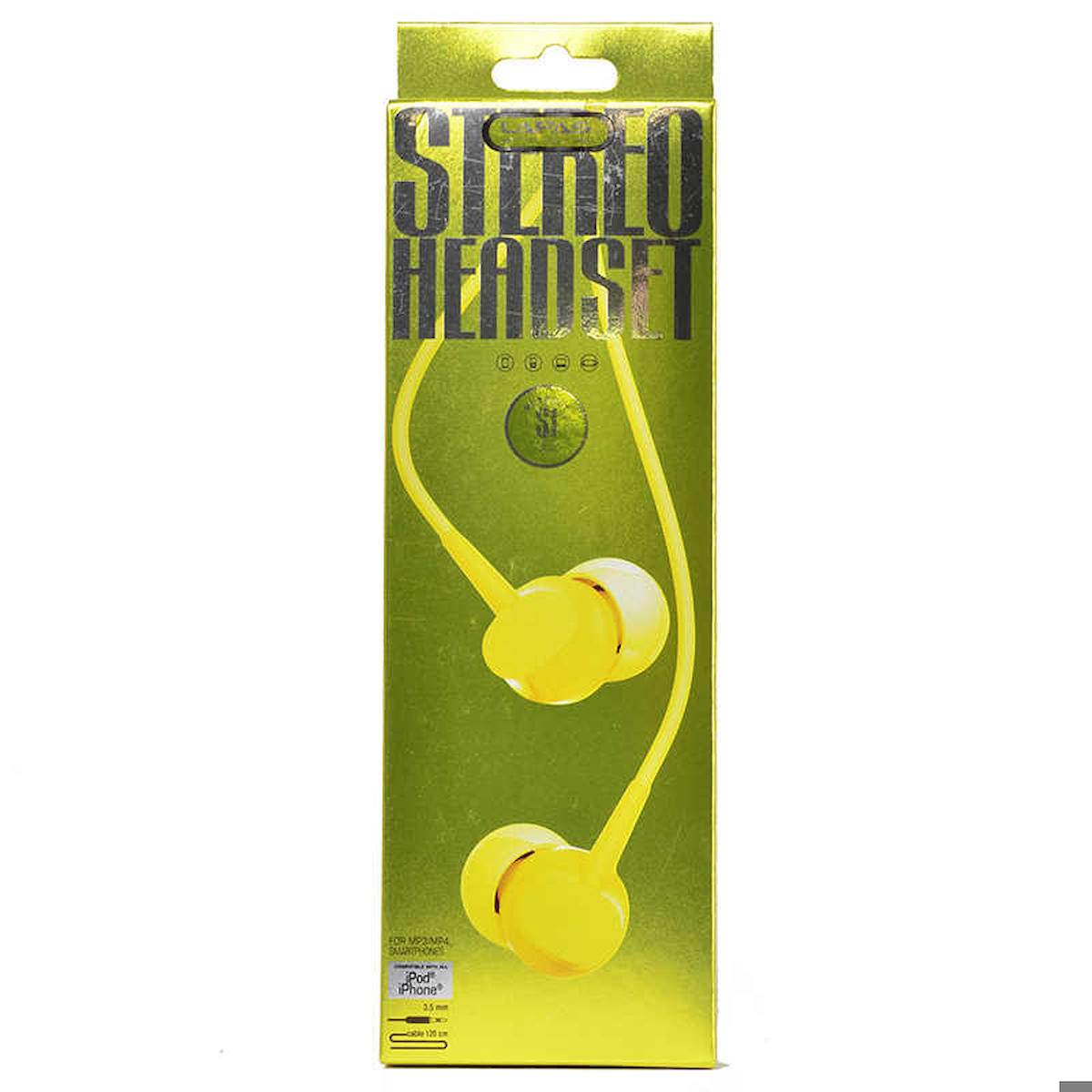 Lapas S1 3.5mm Mp3 Stereo Kulaklık Sarı