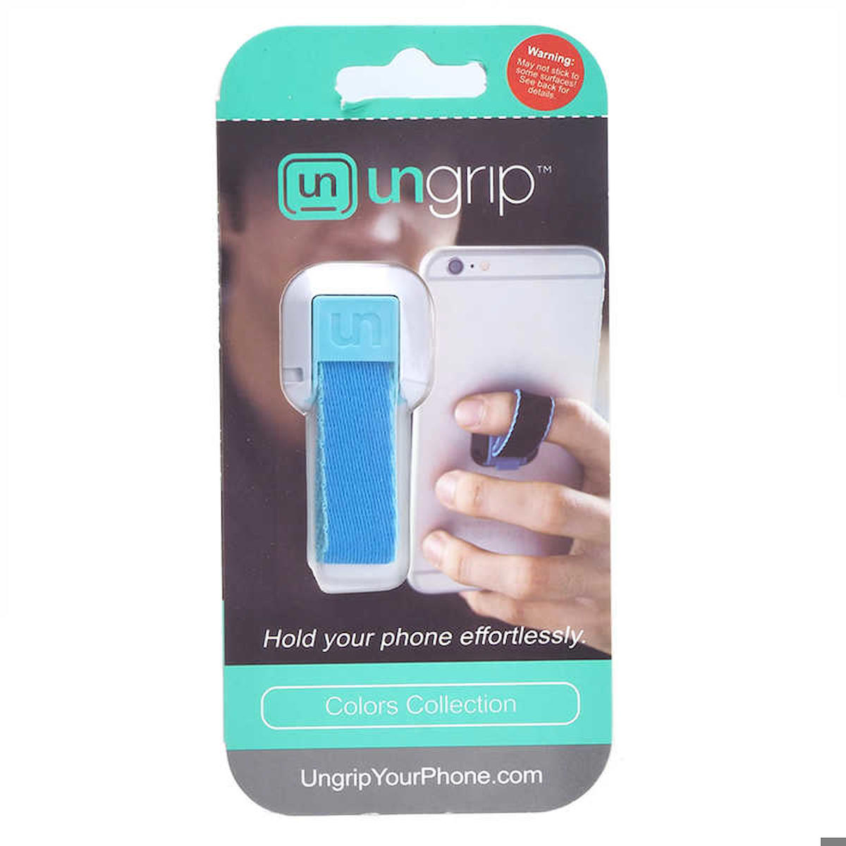 Ungrip Parmak Telefon Lastiği Mavi