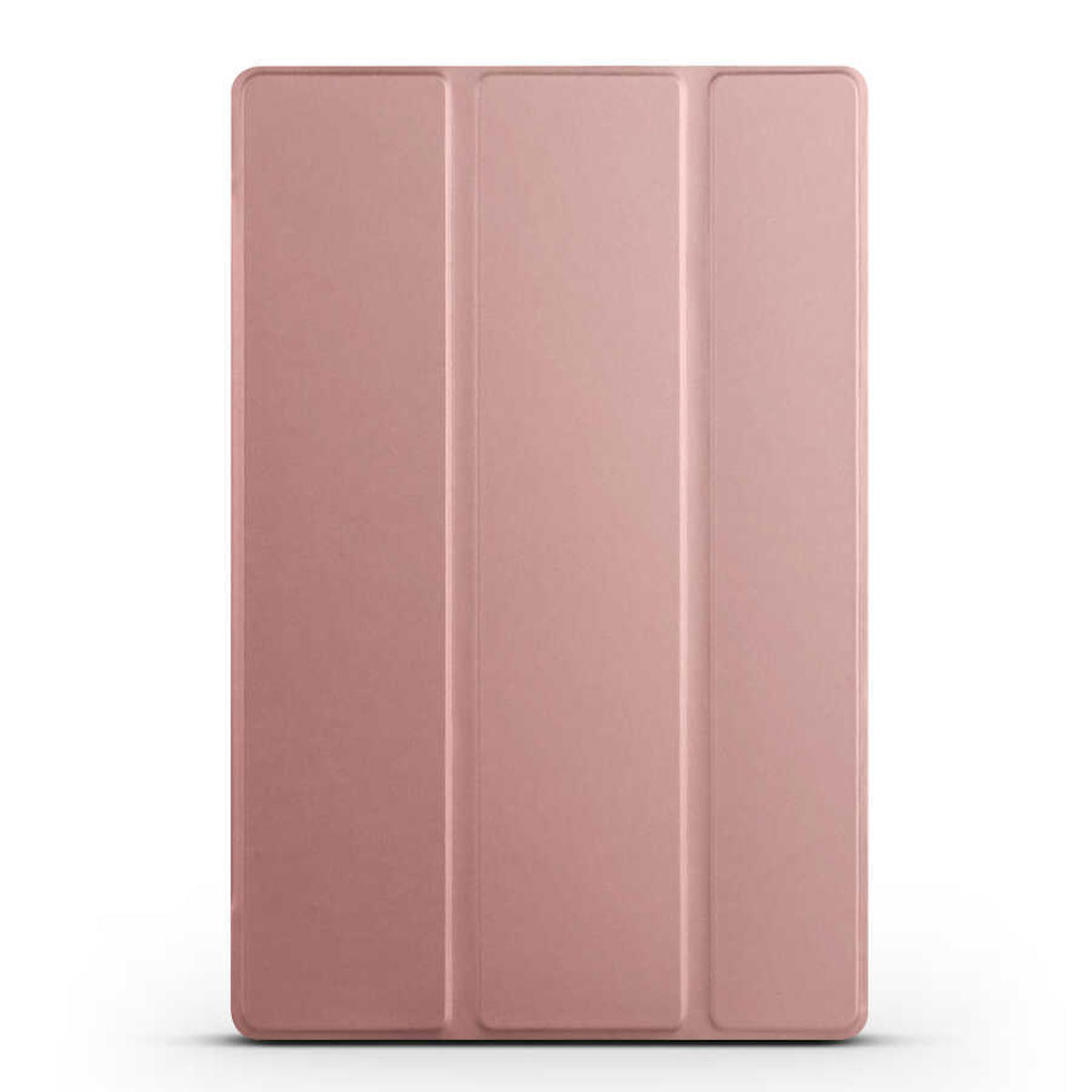 Xiaomi Redmi Pad Uyumlu Tablet Kılıfı Smart Cover Standlı Akıllı Kılıf Rose Gold