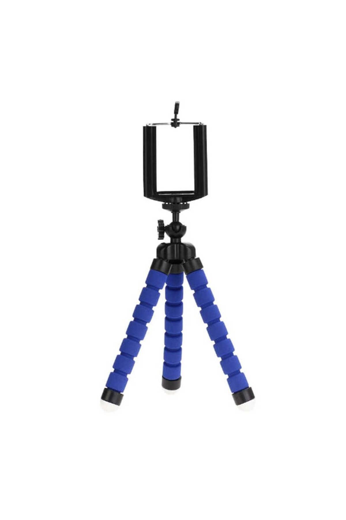 TR1 Kısa Tripod Sünger Ayaklı Mavi