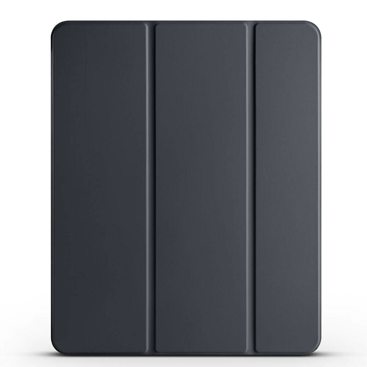 Apple iPad Air 11 2024 Uyumlu Zore Smart Cover Kalem Bölmeli Standlı 1-1 Kılıf Siyah