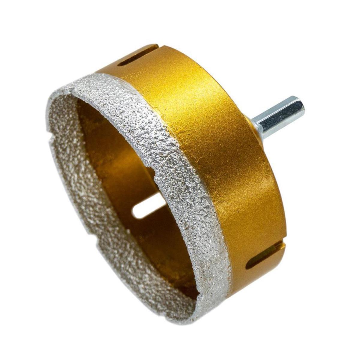 ※ティムさん◆ニチベイ◆バーチカル◆W253×H197◆O-2603BL8 5521 Granit Mermer Delme Panç 80 mm (Matkap ve Taşlama Uyumlu