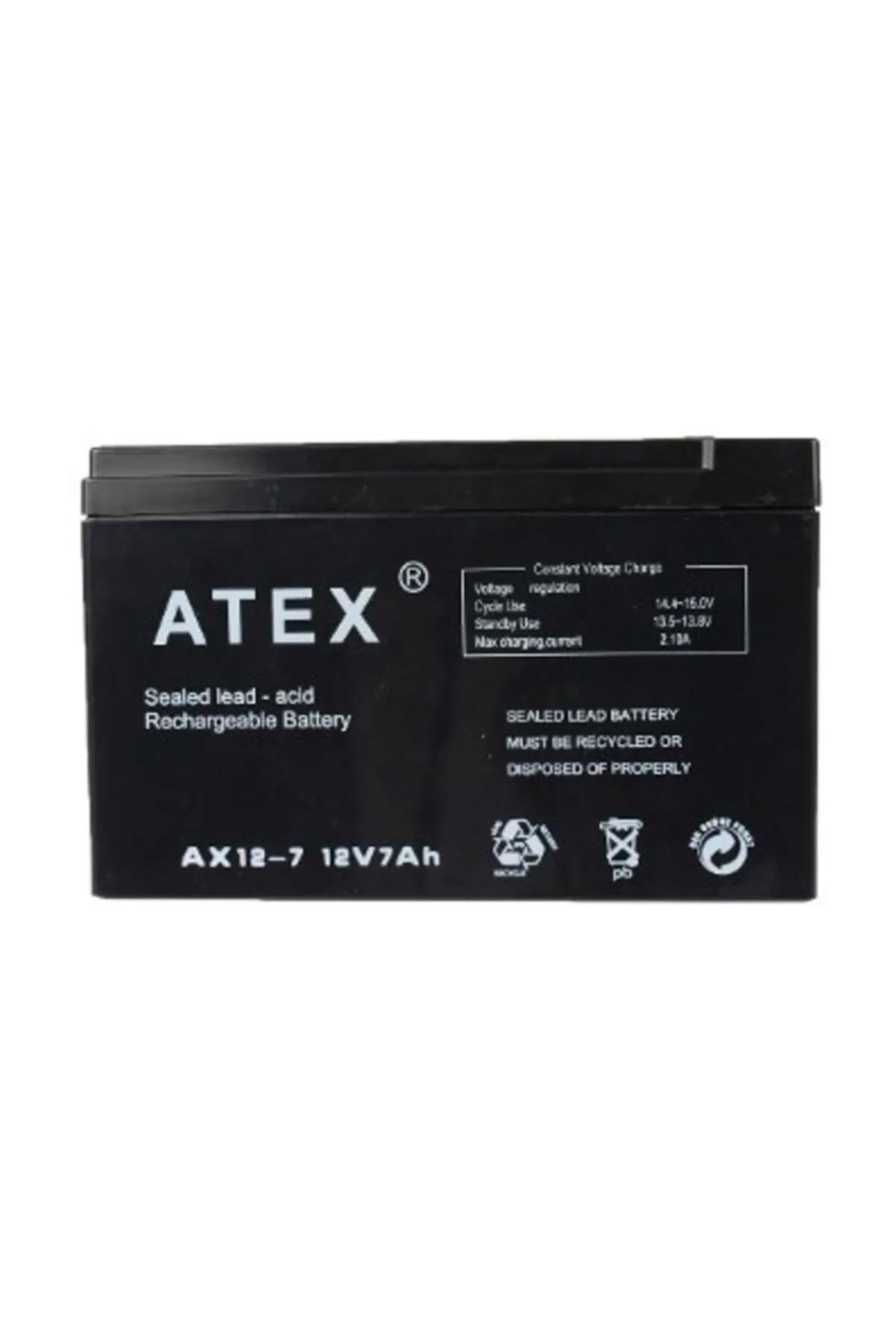 Atex 12v 7ah Kuru Akü(151x65x95x100)