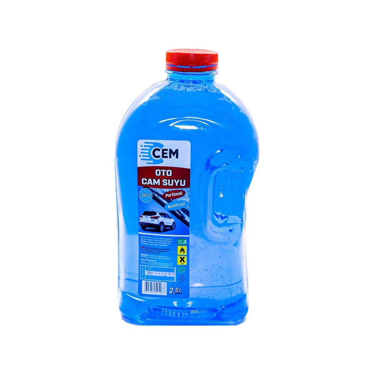 CEM CAR CARE Cam Suyu 2,5 LT Antifriz İçerikli -20