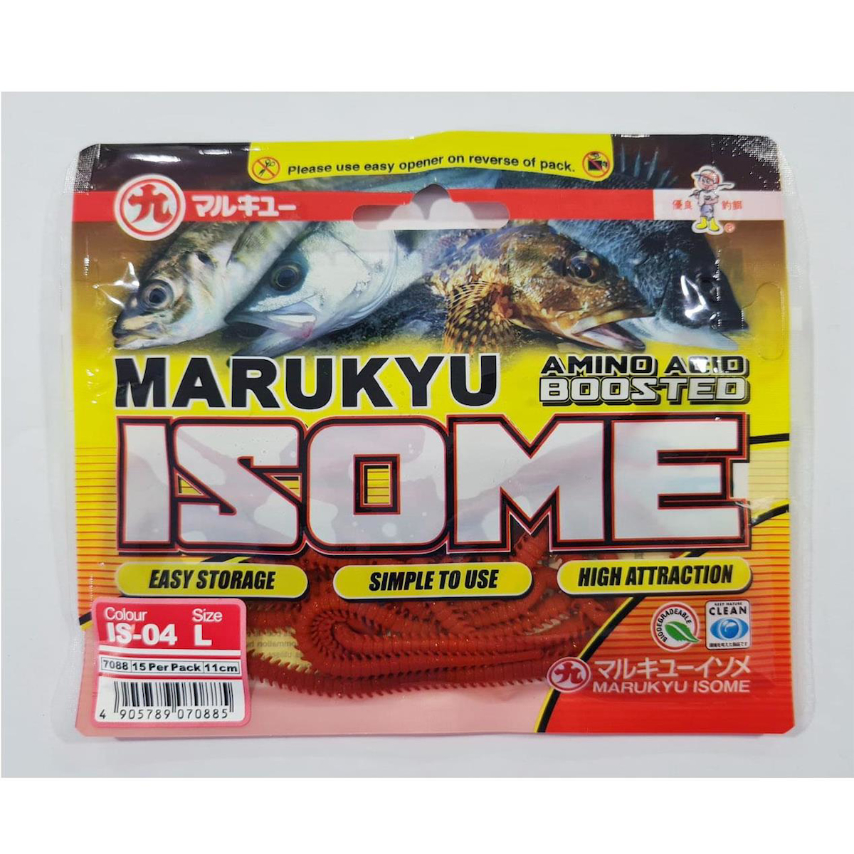 Marukyu Isome L Boy 11cm 15 Adet Lrf Yemi IS-04 Red