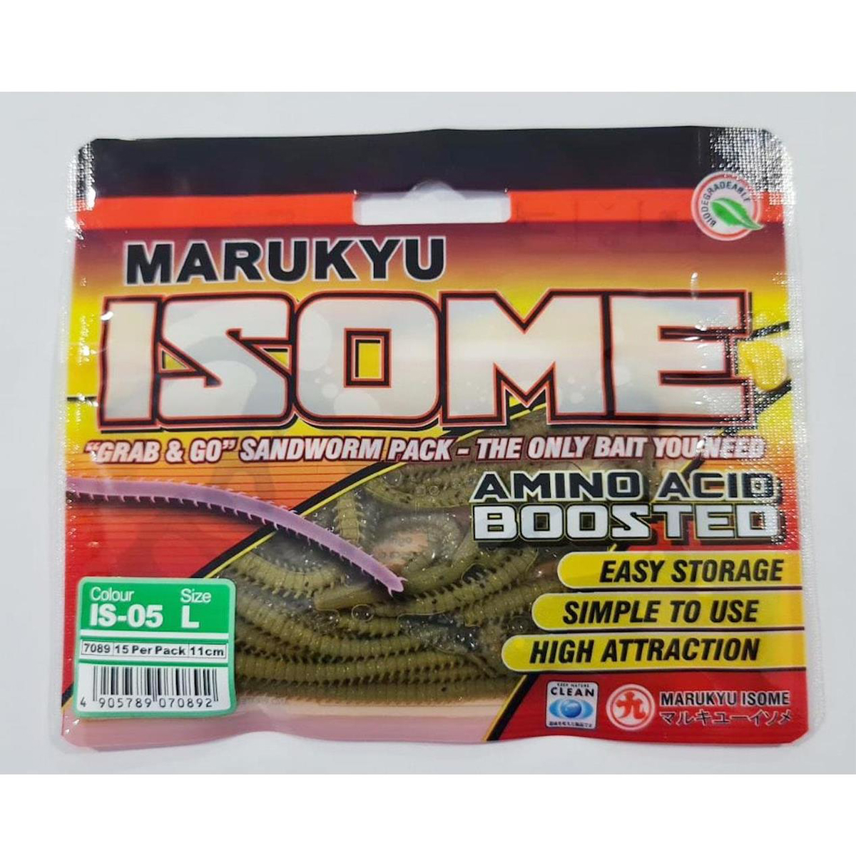 Marukyu Isome L Boy 11cm 15 Adet Lrf Yemi IS-05 Green