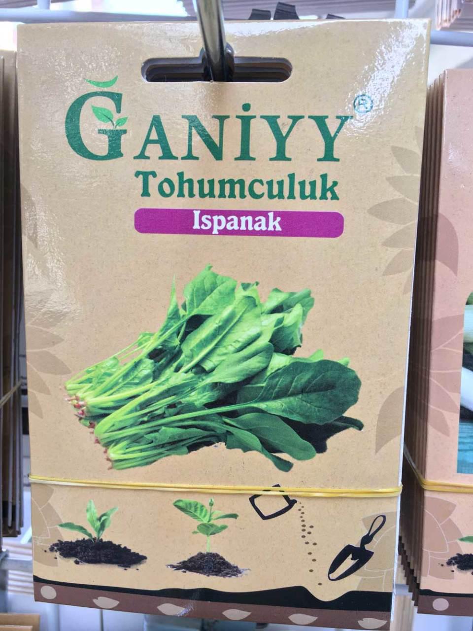 Ganiyy Ispanak Tohumu Kaliteli Güvenilir