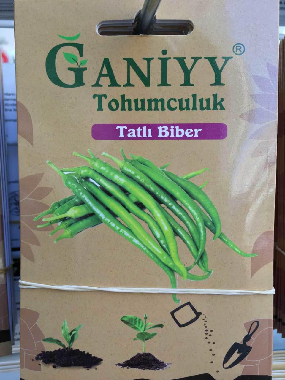 Ganiyy Tatlı Biber Tohumu Kaliteli Güvenilir