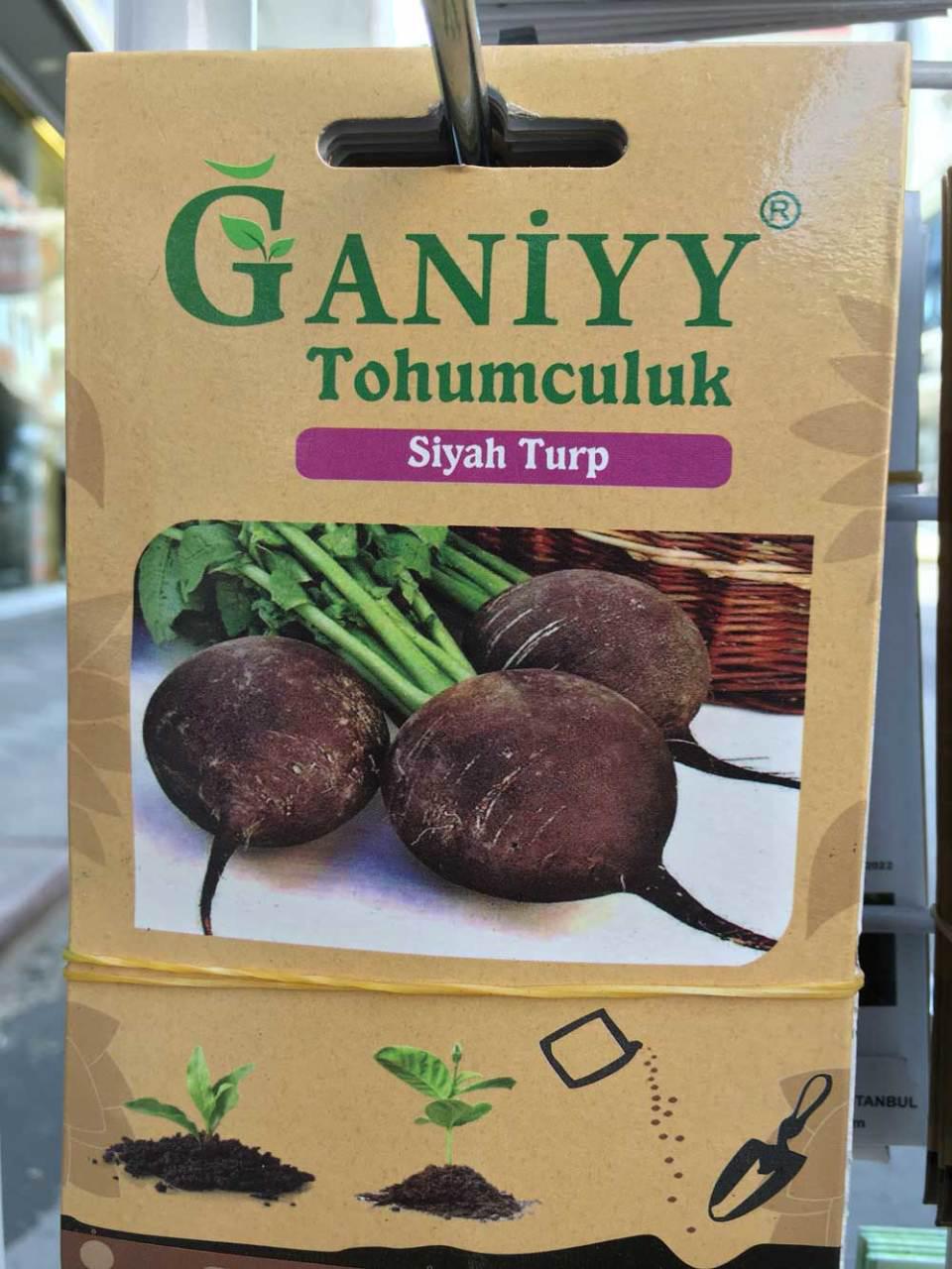 Ganiyy Siyah Turp Tohumu Kaliteli Güvenilir