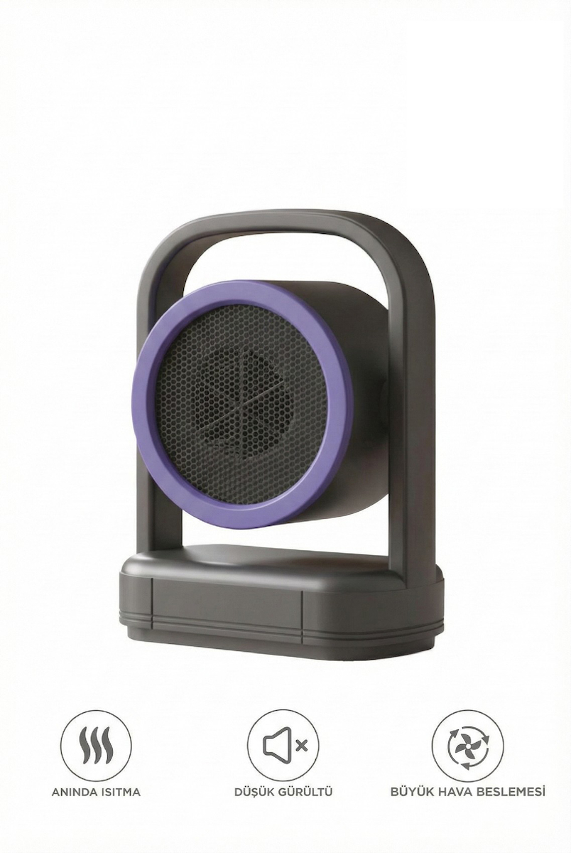 Mini Isıtıcı Fan | Taşınabilir Sessiz Hızlı Isıtma | 500W Kompakt Isıtıcı