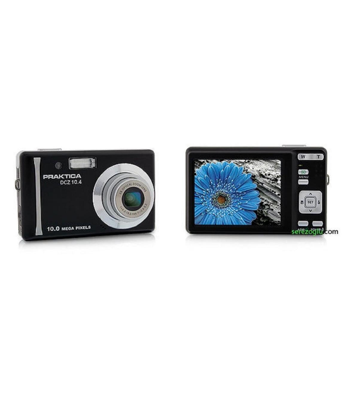 PRAKTICA DCZ 10.4 SİYAH 10 MEGA PİKSEL DİJİTAL FOTOĞRAF MAKİNESİ