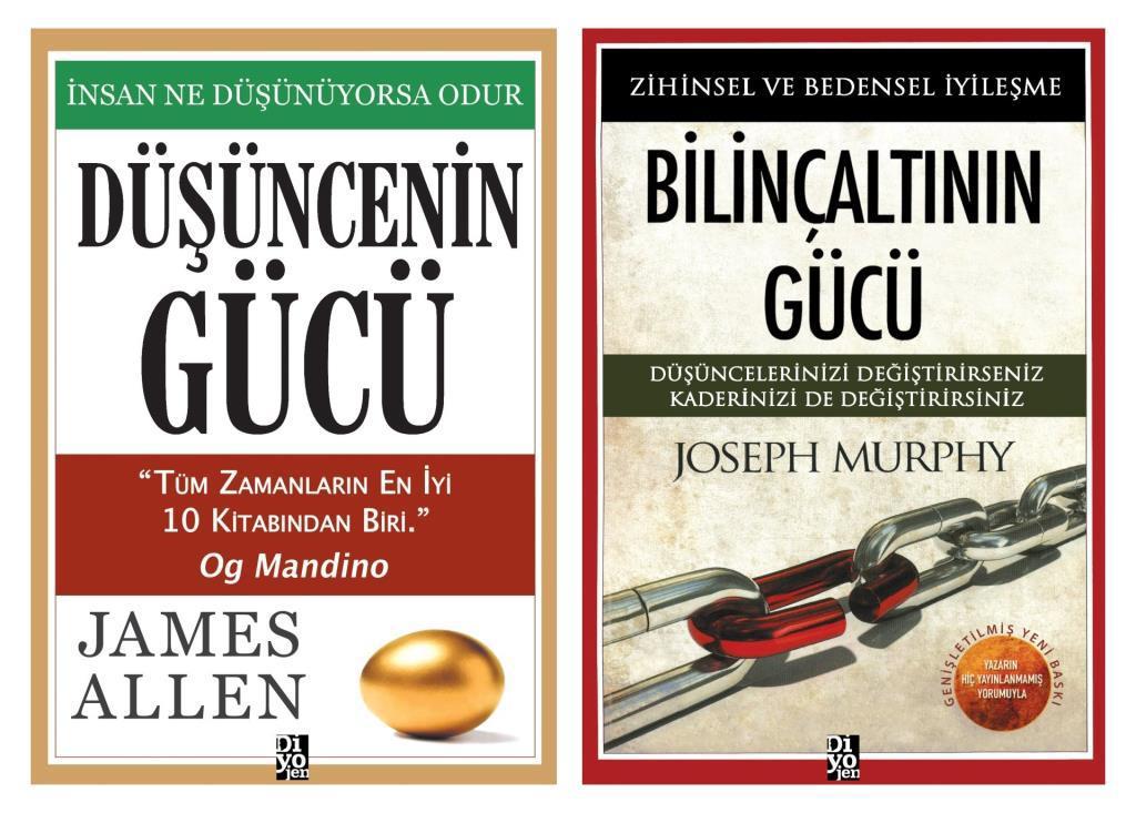 Düşüncenin Gücü + Bilinçaltının Gücü 2 Kitap Set