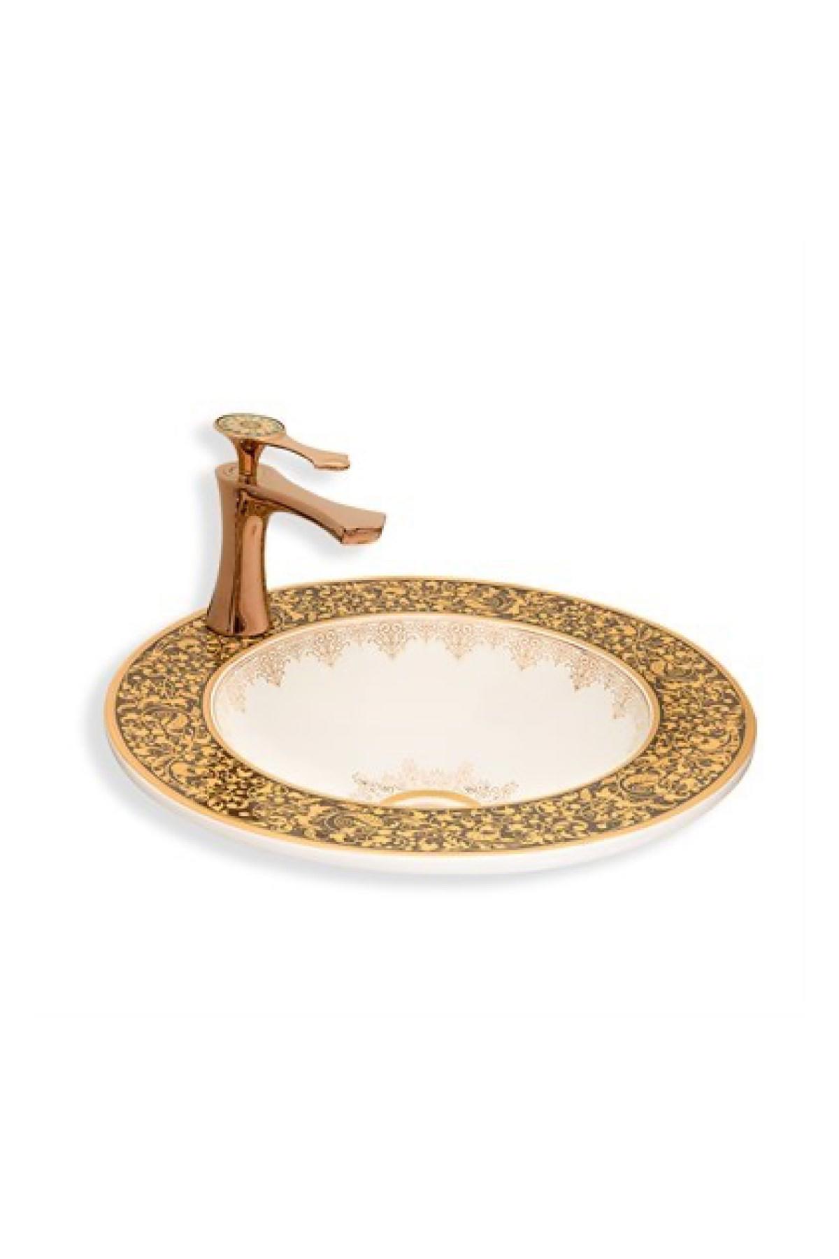 LENA TEZGAHÜSTÜ LAVABO E-3055A