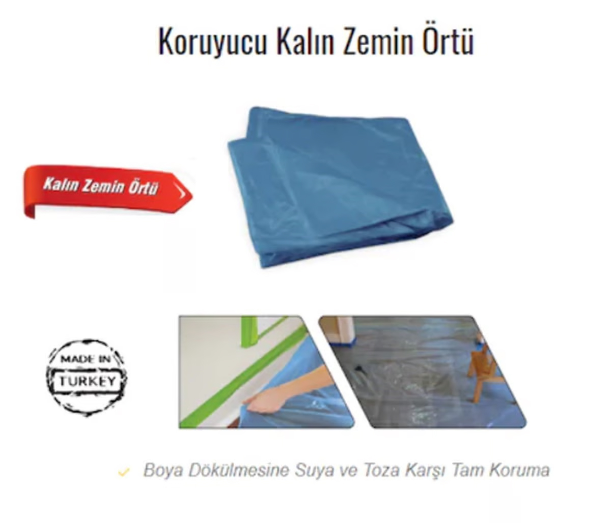 10 M2 KALIN ZEMİN ÖRTÜSÜ