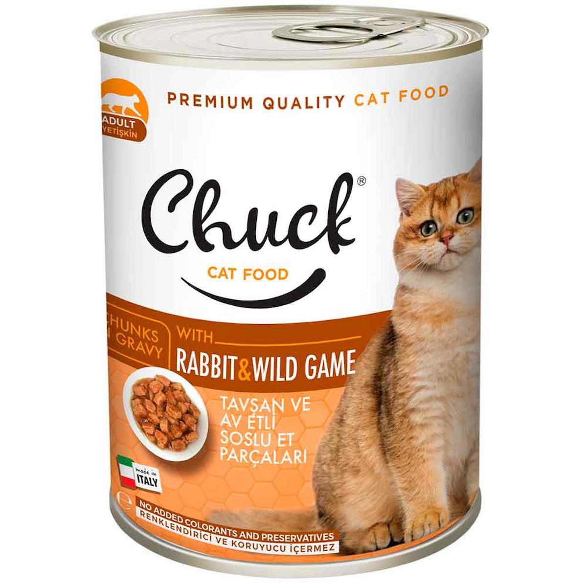 Chuck Kedi Konservesi Av Hayvanlı 415 Gr