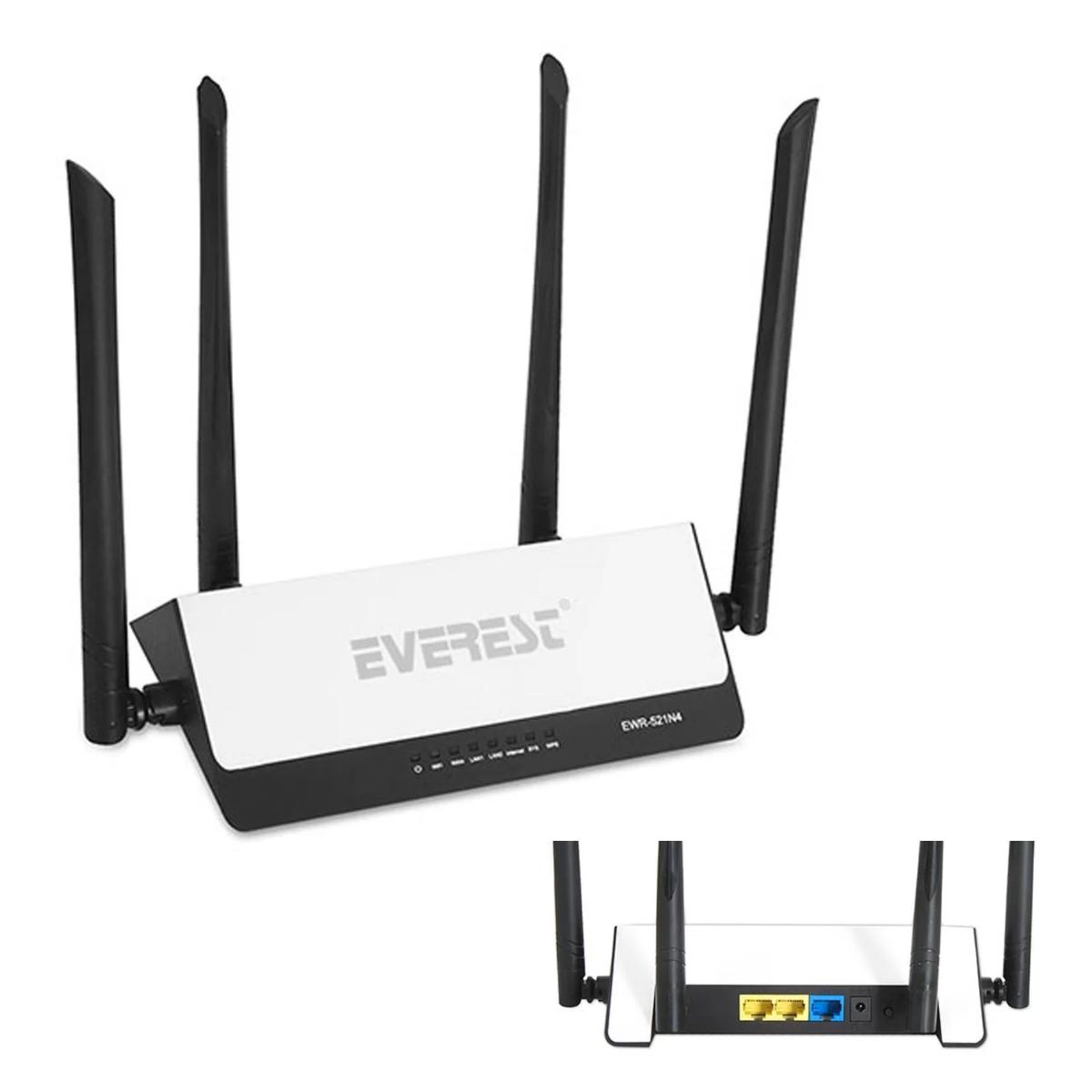 ACCESS POINT REPEATER 2PORT 3000MBPS EVEREST EWR-521N4