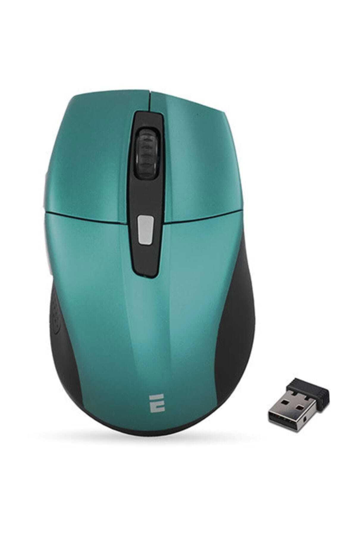 Sm-861 Usb Metalik Yeşil 800/1200/1600dpi Süper Sessiz Kablosuz Mouse