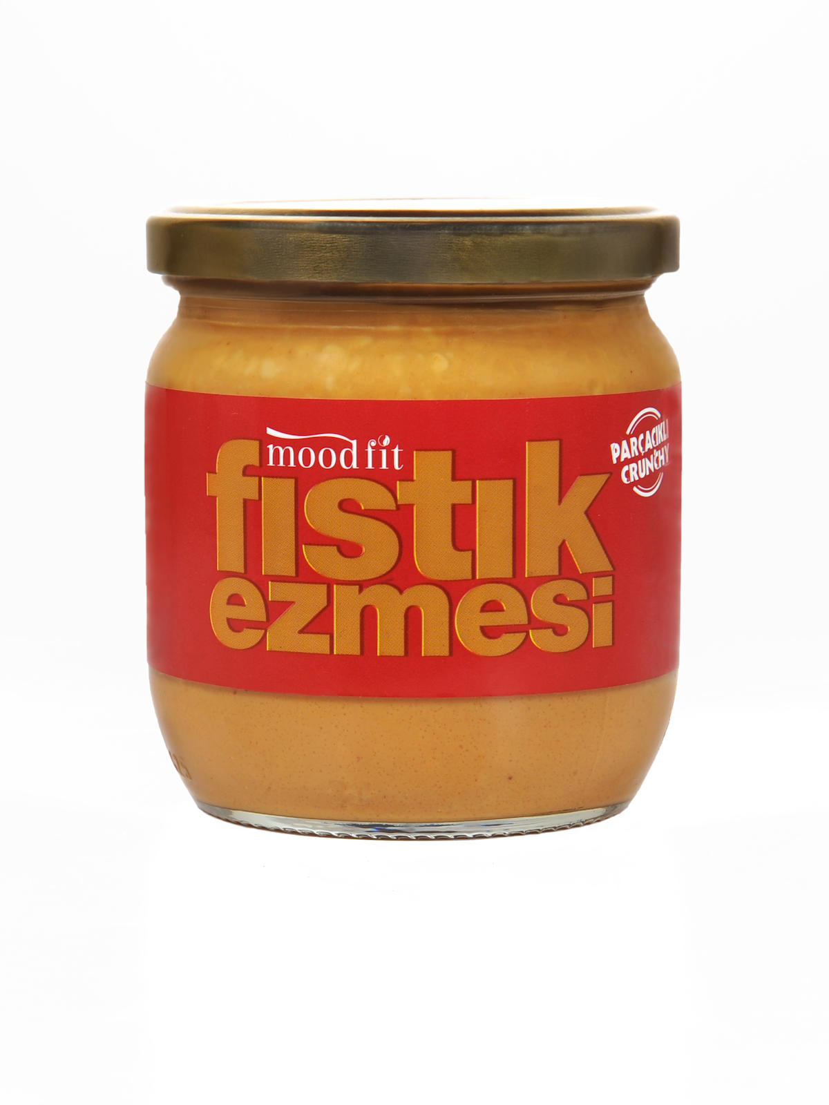 moodfit parçacıklı/crunchy fıstık ezmesi 360 gr %70 fıstık içermekte