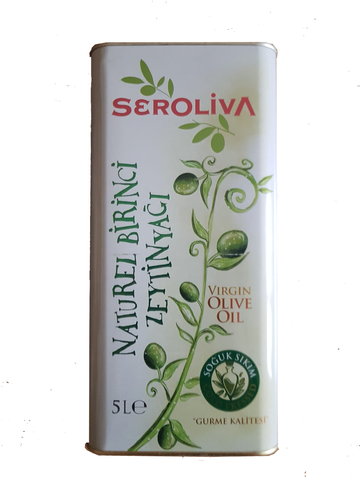 Seroliva Naturel Naturel 1. Zeytinyağı 5 lt Teneke