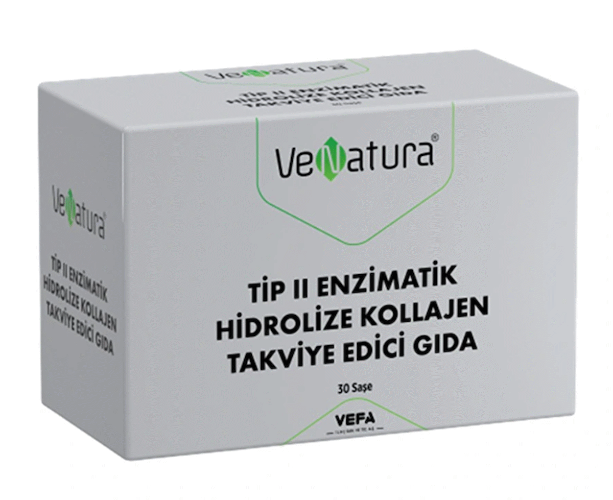 Venatura Tip 2 Enzimatik Hidrolize Kollajen 30 Saşe