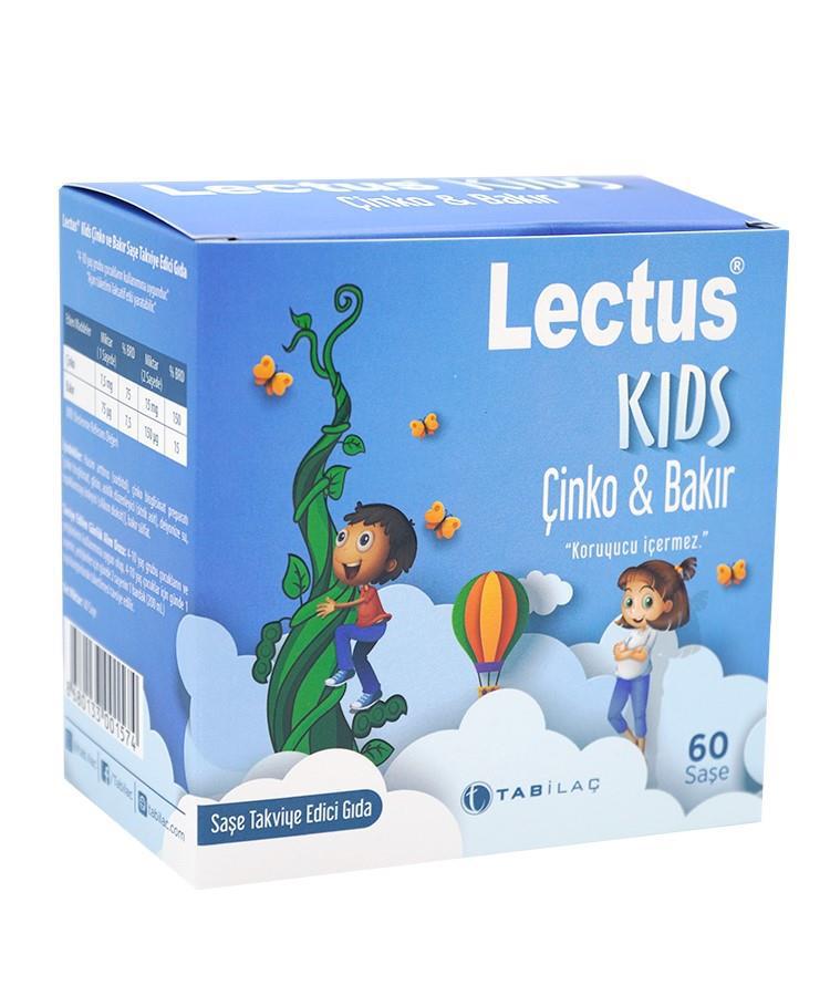 Tab Lectus Kids Çinko ve Bakır 60 Saşe