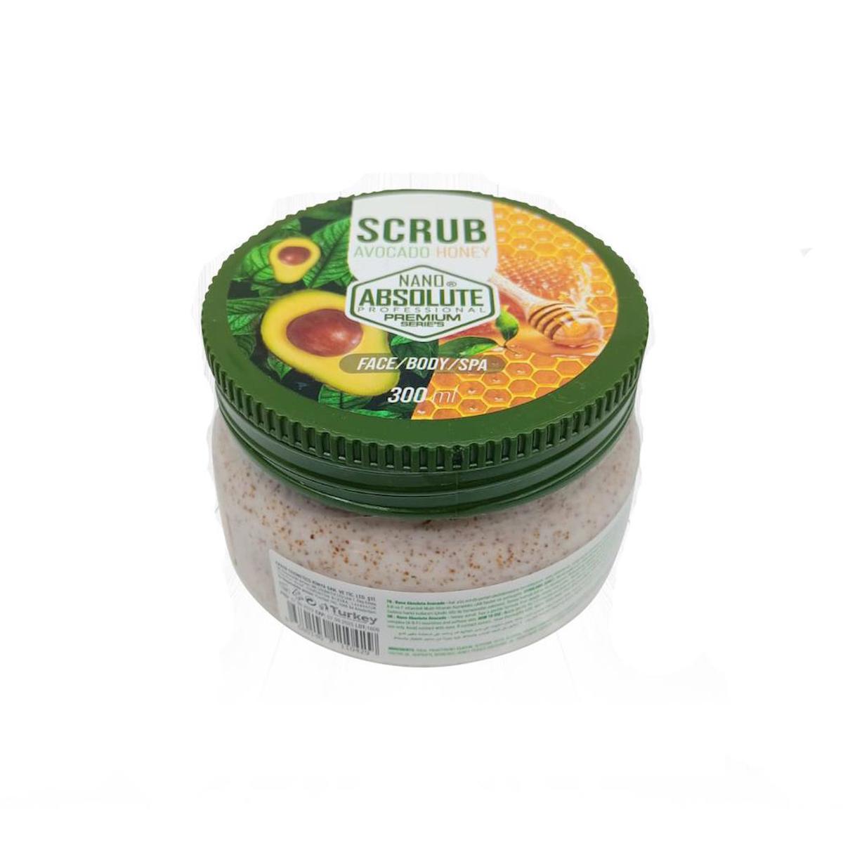 Nano Absolute Scrub Avokado Bal Vücut Yüz Spa Peeling 300 ml