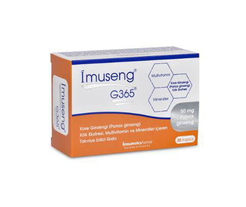 İmuneks Farma İmuseng G365 30 Kapsül