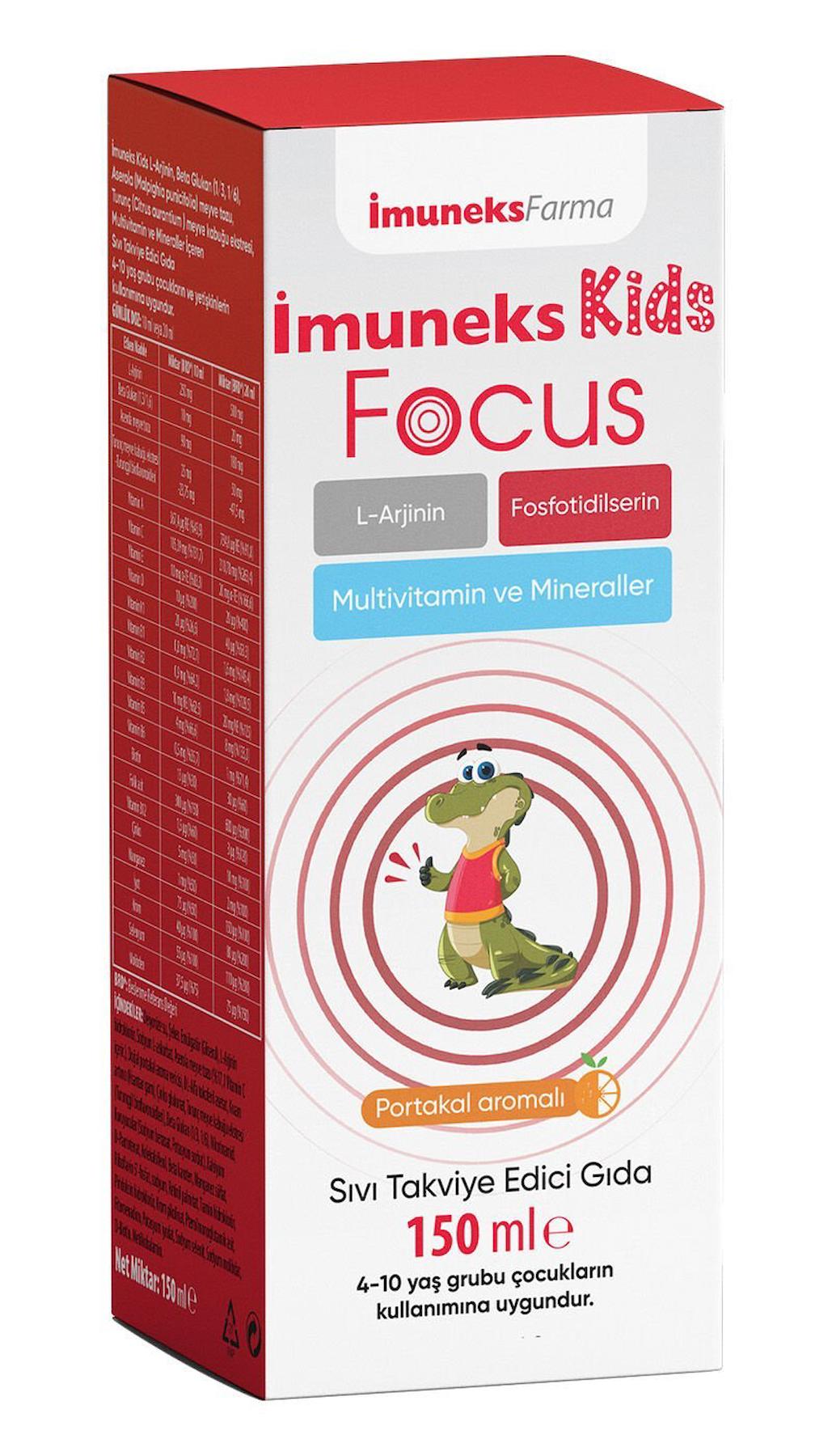 Imuneks Kids Focus Şurup 150ml