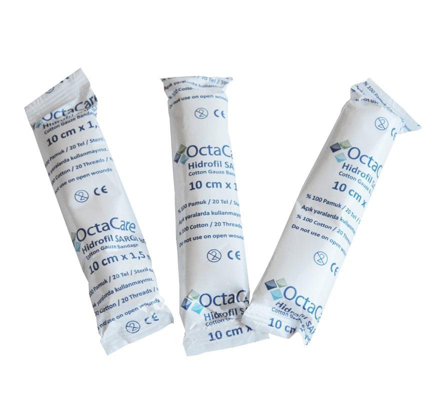 OctaCare Hidrofil Sargı Bezi 5cm x 1,5mt (10 Adet)