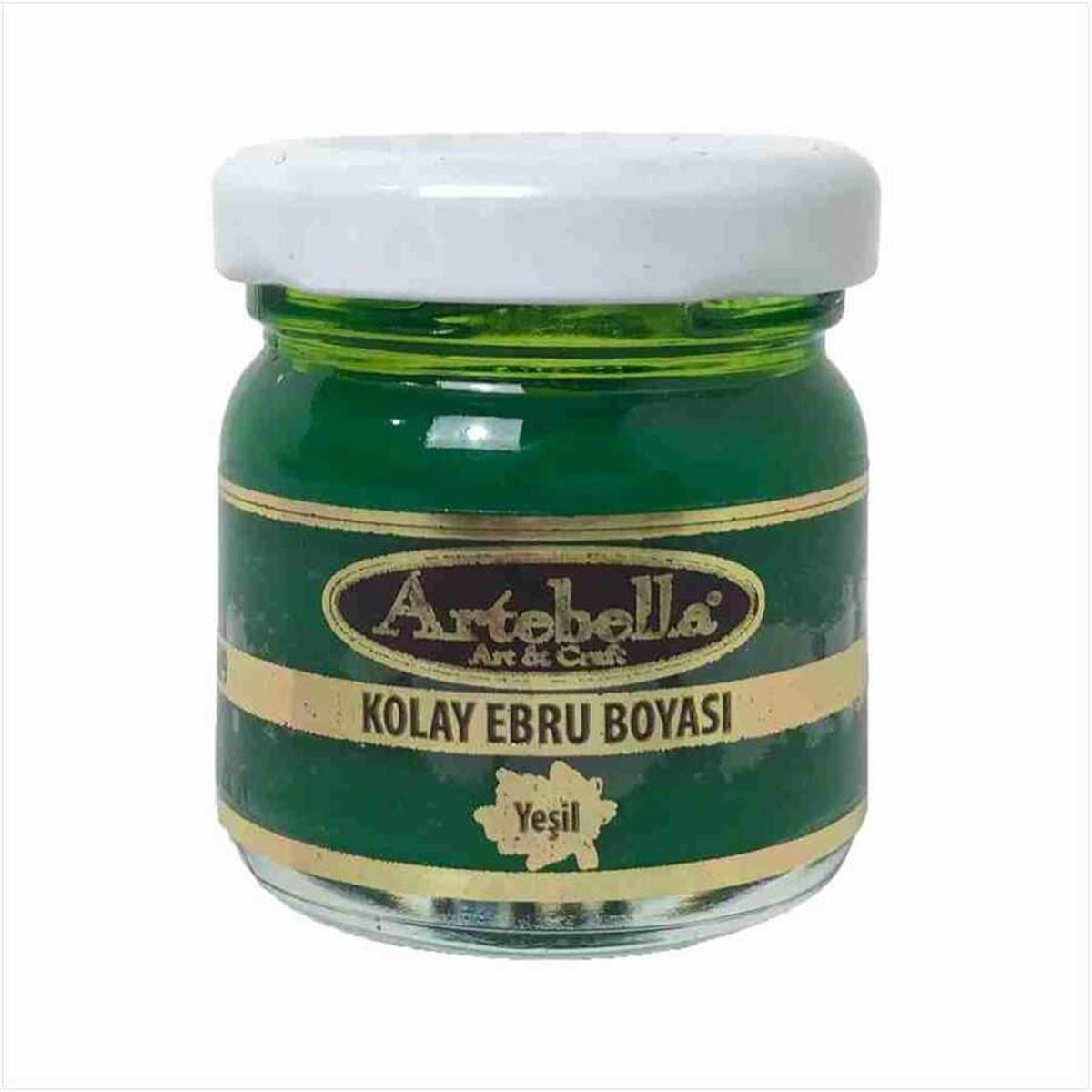 Artebella Kolay Ebru Boyası Yeşil 40ml