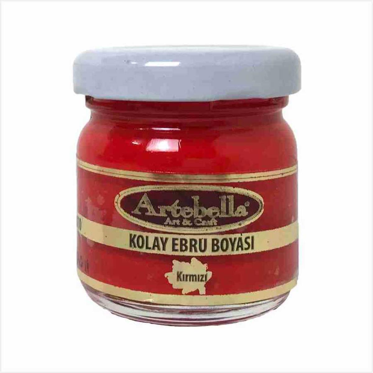 Artebella Kolay Ebru Boyası Kırmızı 40ml