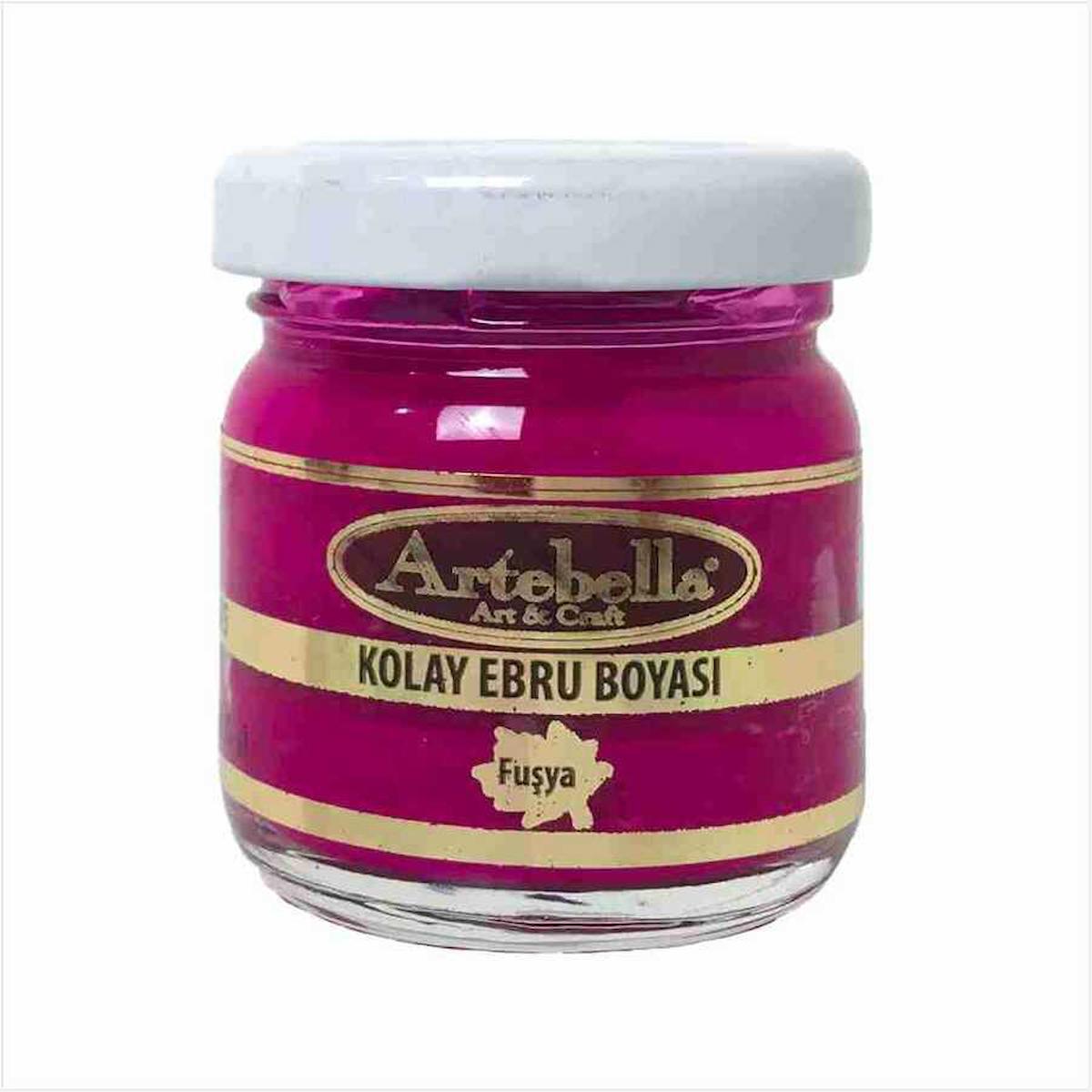 Artebella Kolay Ebru Boyası Fuşya 40ml