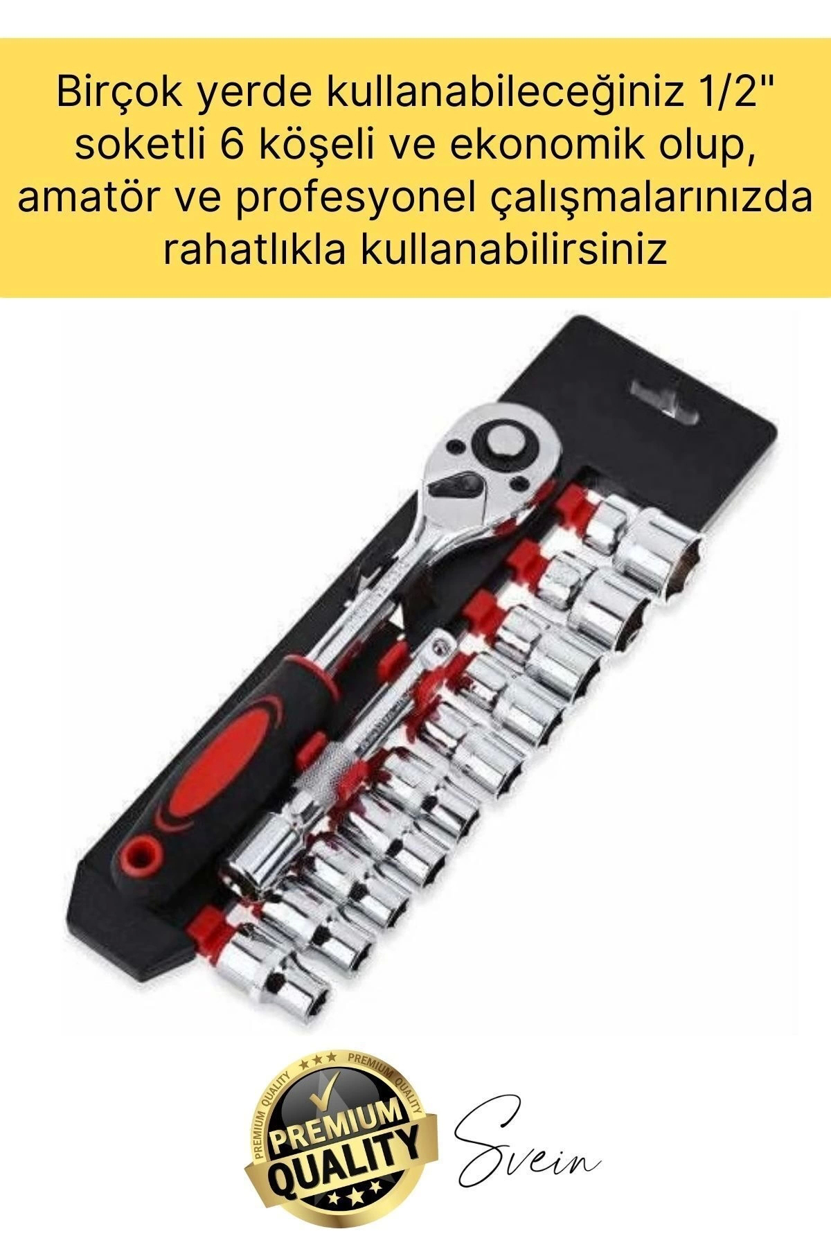 Premium 12 Parça Lokma Anahtar Takımı Cırcırlı Seti Standlı Otomatik Ayarlı Kilitli Mandallı Somun