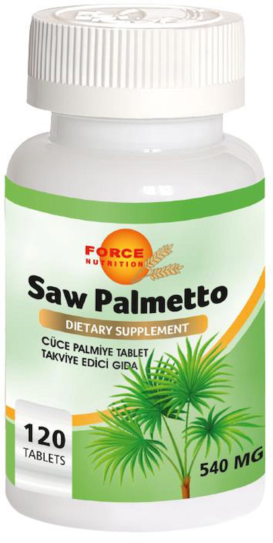 Saw Palmetto 120 Tablet Cüce Palmiye 540 Mg