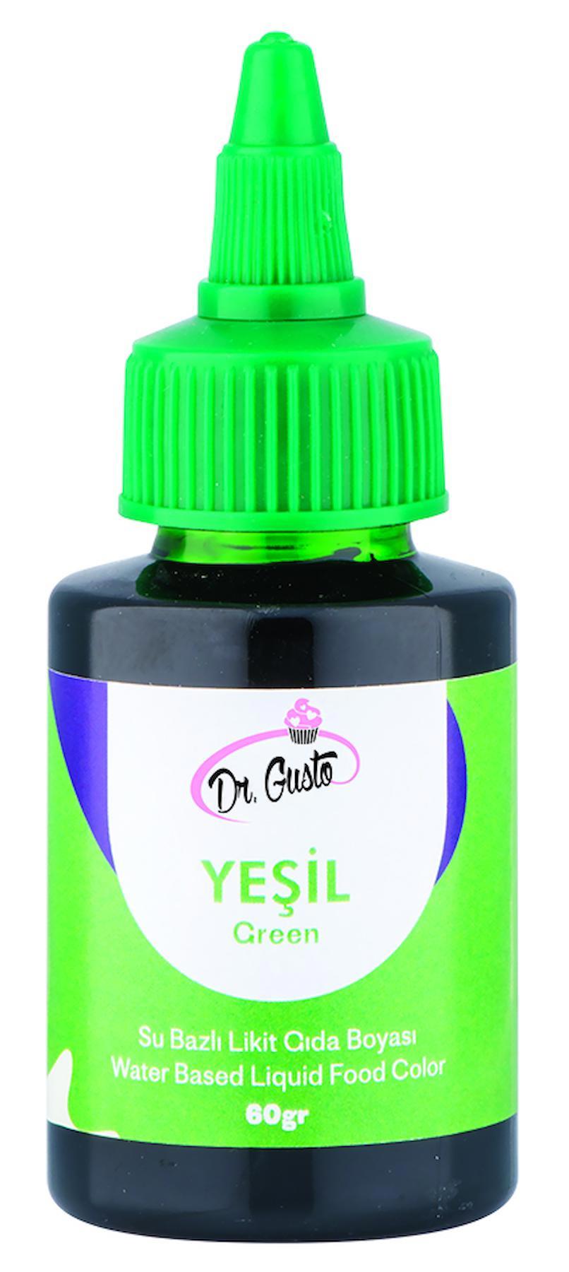 Dr Gusto Yeşil Su Bazlı Likit Gıda Boyası 60 gr