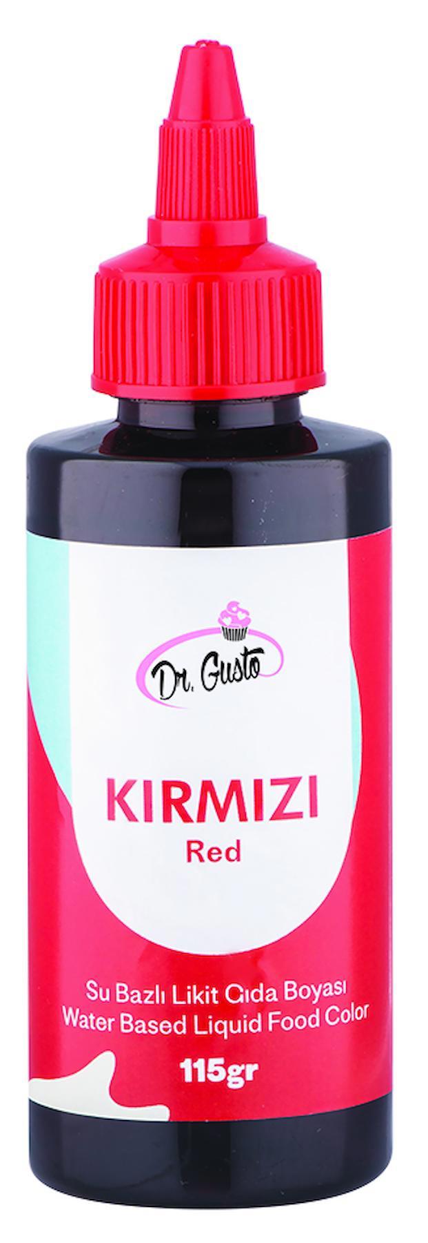 Dr Gusto Kırmızı Su Bazlı Sıvı Gıda Boyası 115 gr