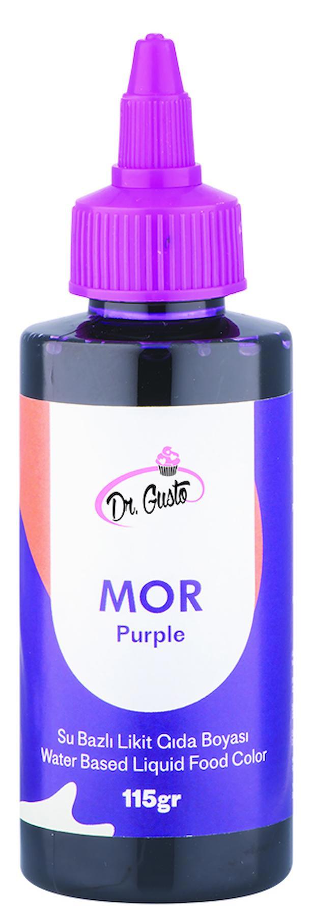 Dr Gusto Mor Su Bazlı Sıvı Gıda Boyası 115 gr