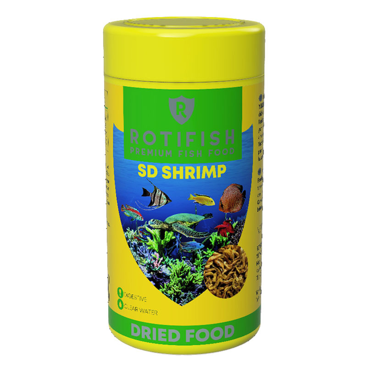 Rotifish Sd Shrimp Kurutulmuş Karides Balık Yemi 100 ml