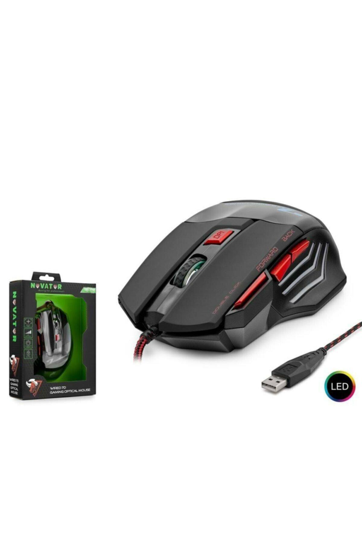 Novator Hdg30 Mouse Kablolu Oyun Usb Ledli 3200 Dpı