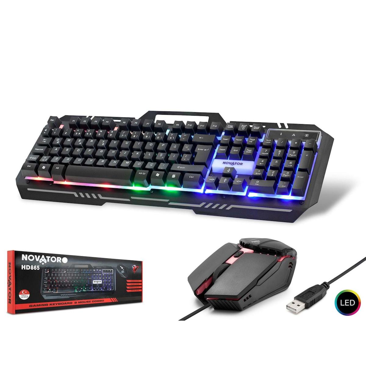 Novator HD865 Q Klavye & Mouse Set