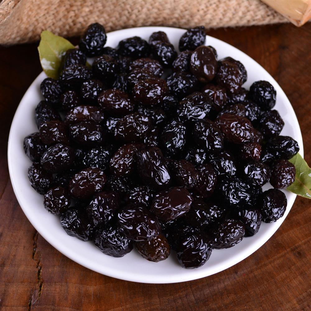 Gemlik Kuru Sele Kahvaltılık Siyah Zeytin Az Tuzlu 1 Kg