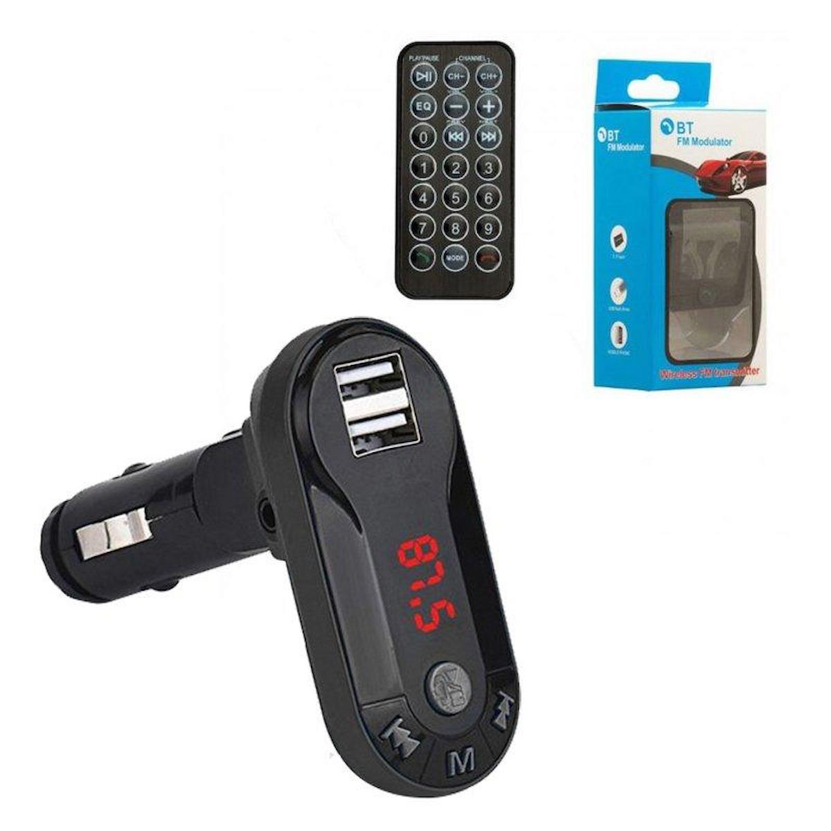 Hello HL-19683 Çift USB/SD/MP3 12-24 Volt Hafızasız Fm Transmitter