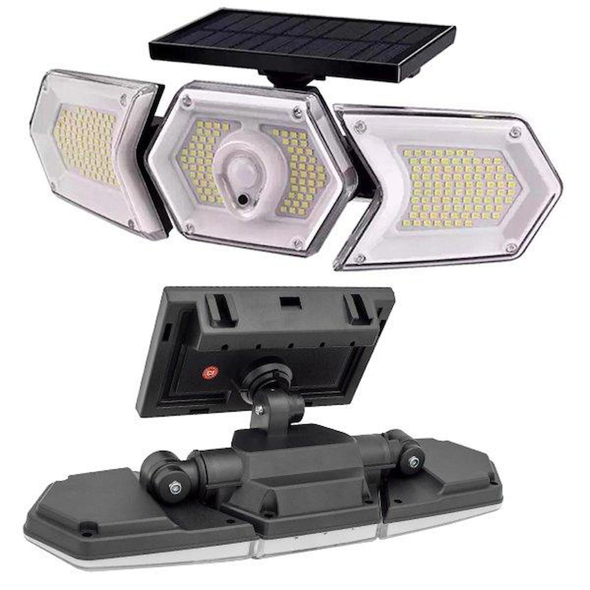 Powermaster 7277 W774A 3 Modlu 254 SMD Ledli Solar Aydınlatmalı Beyaz İndüksiyon Lambası