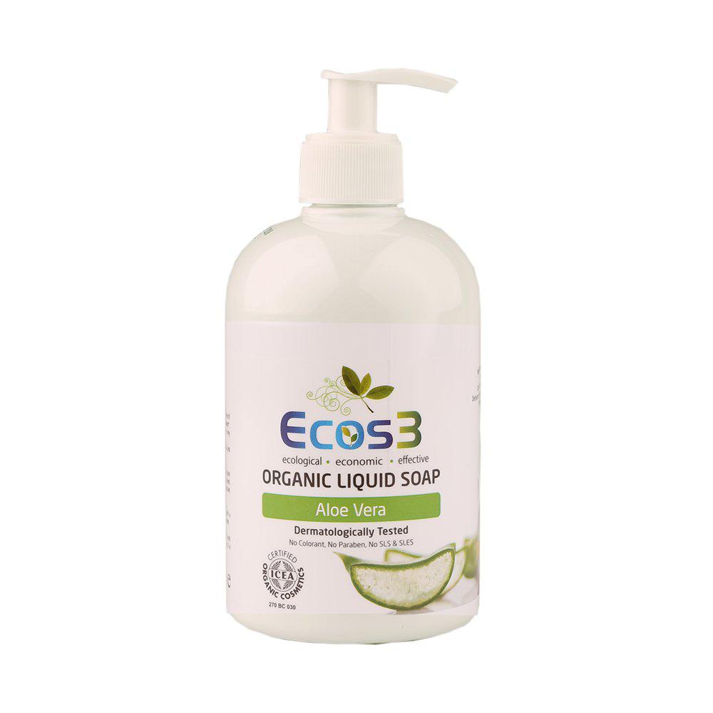 Ecos3 Organik Sıvı Sabun Aloevera (500 Ml)