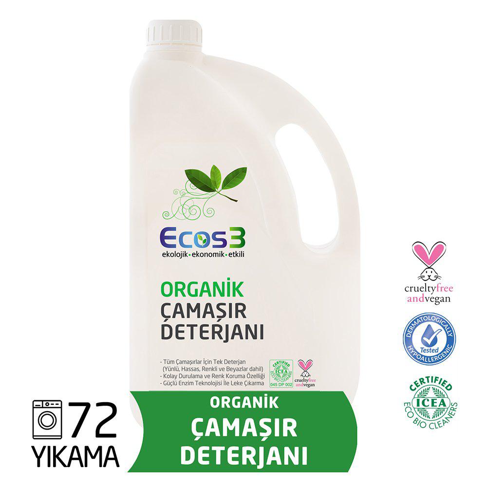 Organik Çamaşır Deterjanı (2500 ml) - Ecos3