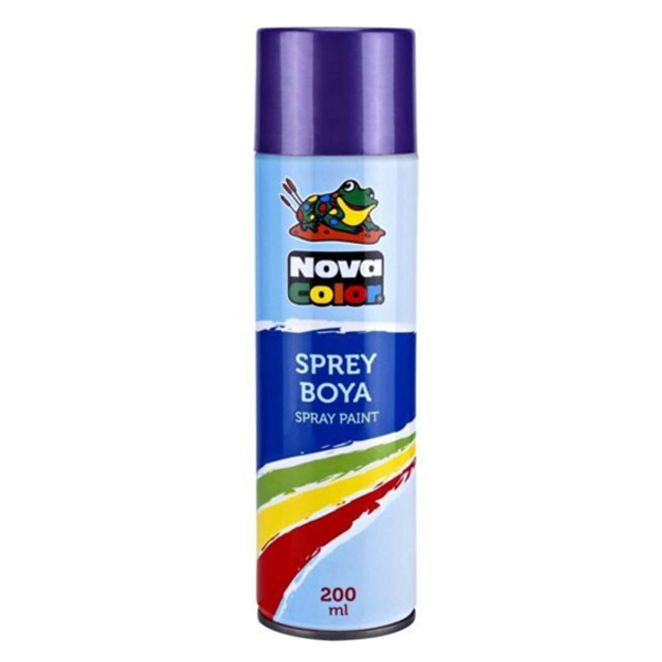 Nova Color Sprey Boya 200 ML Mor NC-808